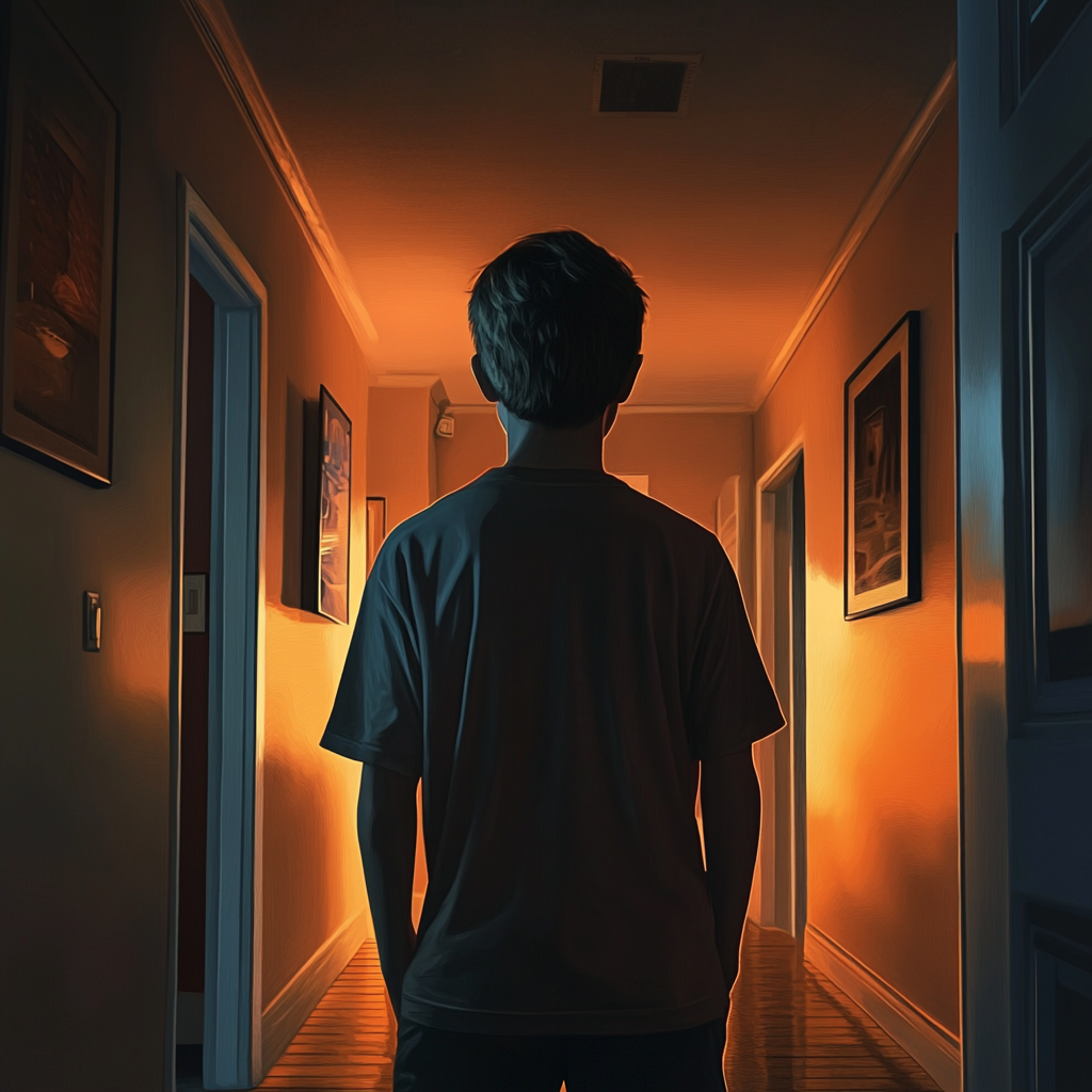 A boy standing in his house | Source: No source