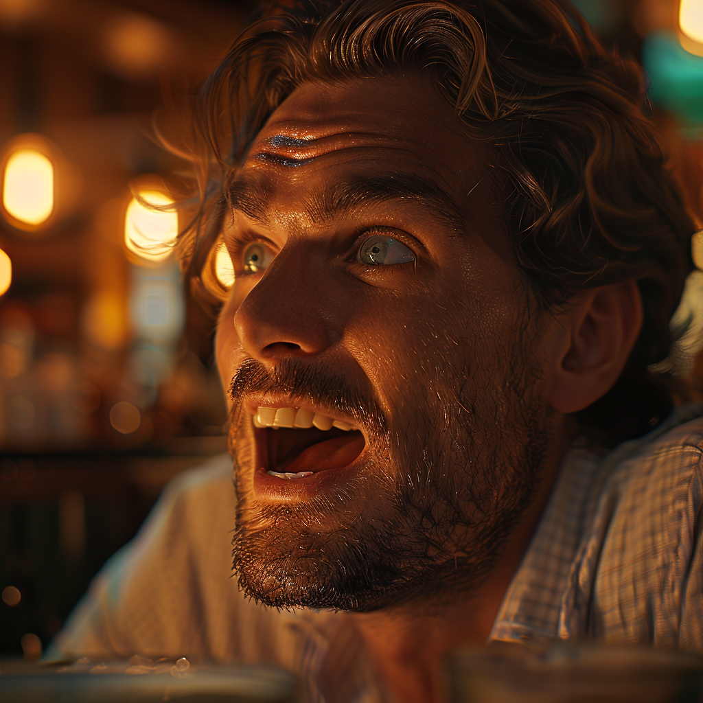 A man gaping in shock | Source: No source