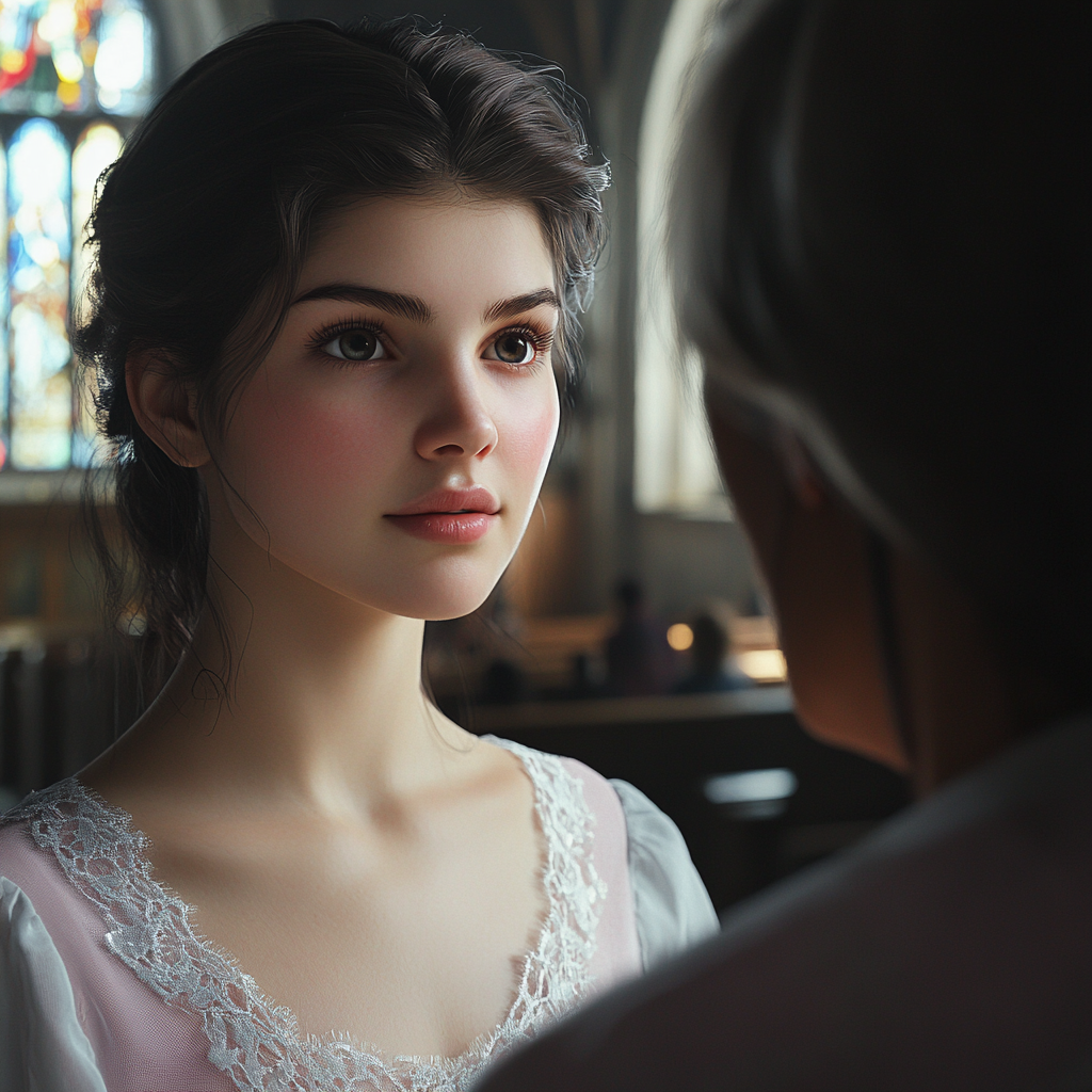 A woman looking at her mother | Source: No source