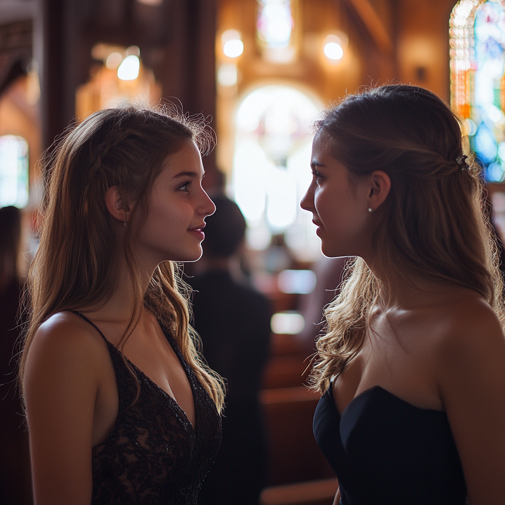 Ladies having a conversation | Source: No source