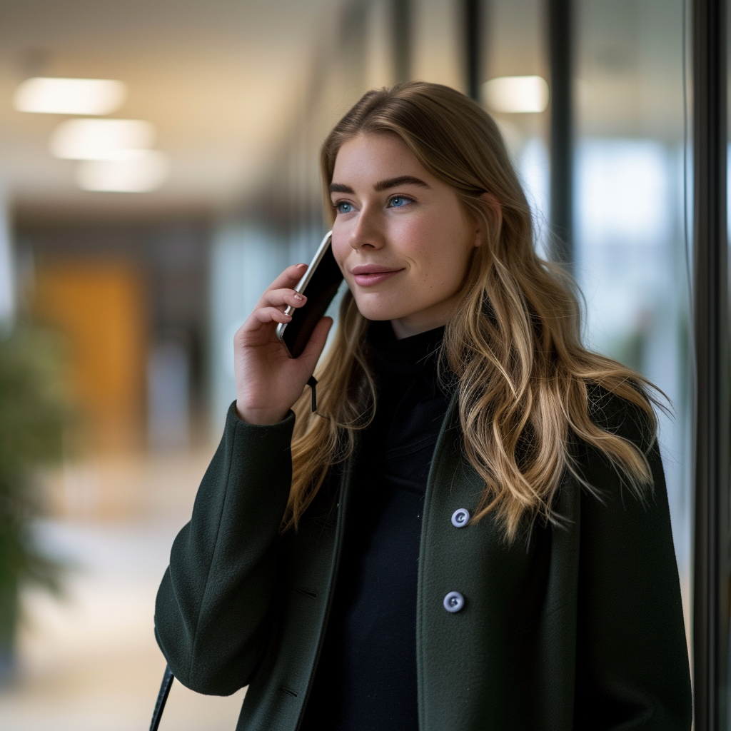A woman talking on the phone | Source: no source