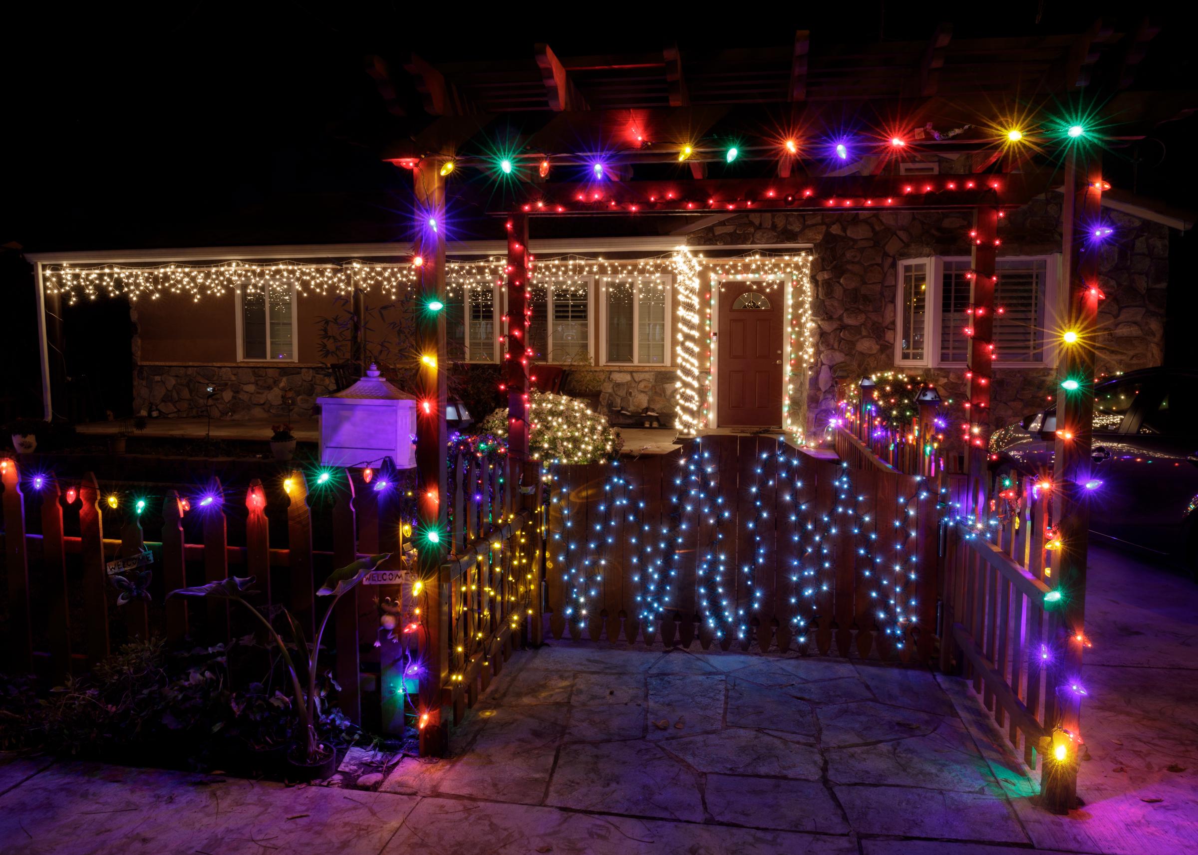 An arrangement of colored lights | Source: Shutterstock