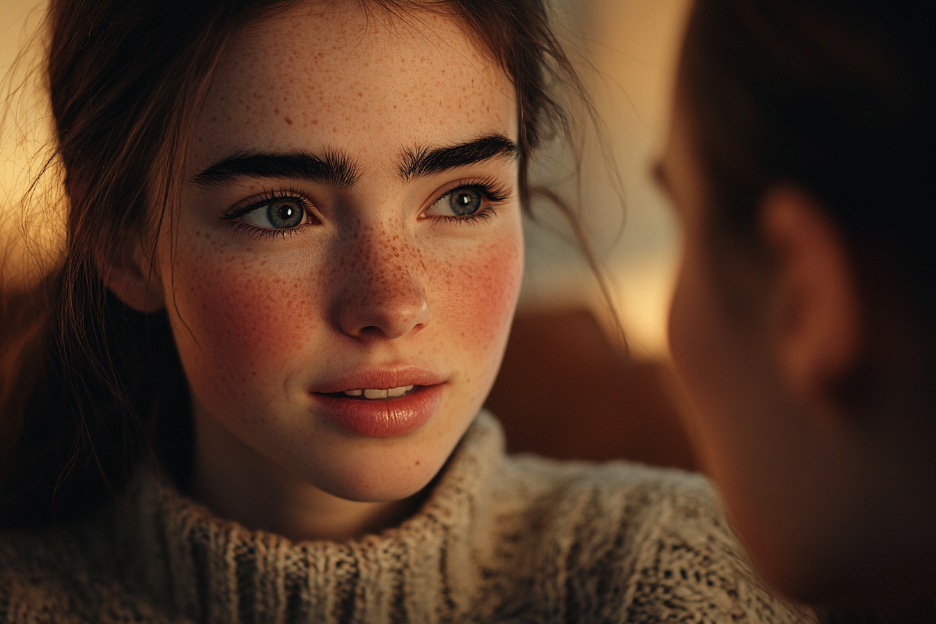 Two women facing each other | Source: no source