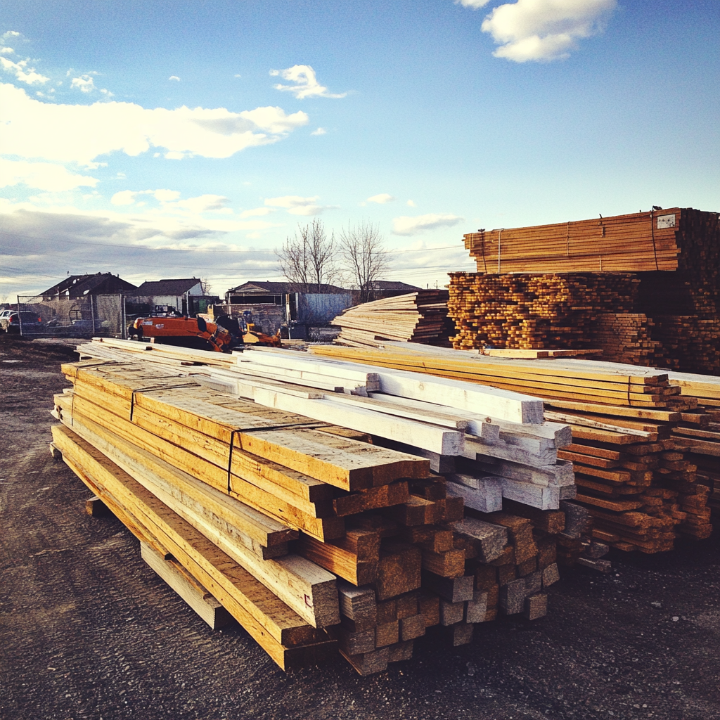 Piles of timber | Source: No source
