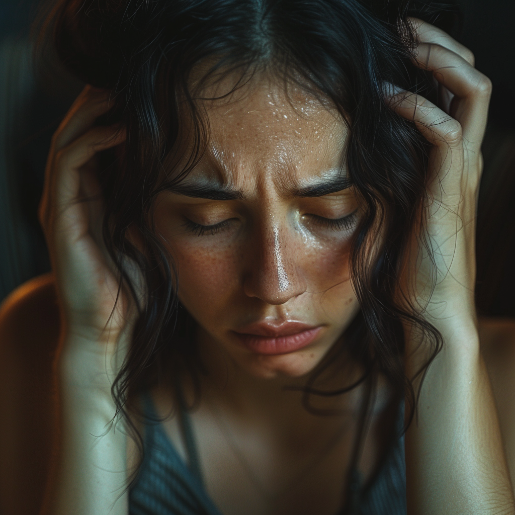 An upset young woman | Source: No source