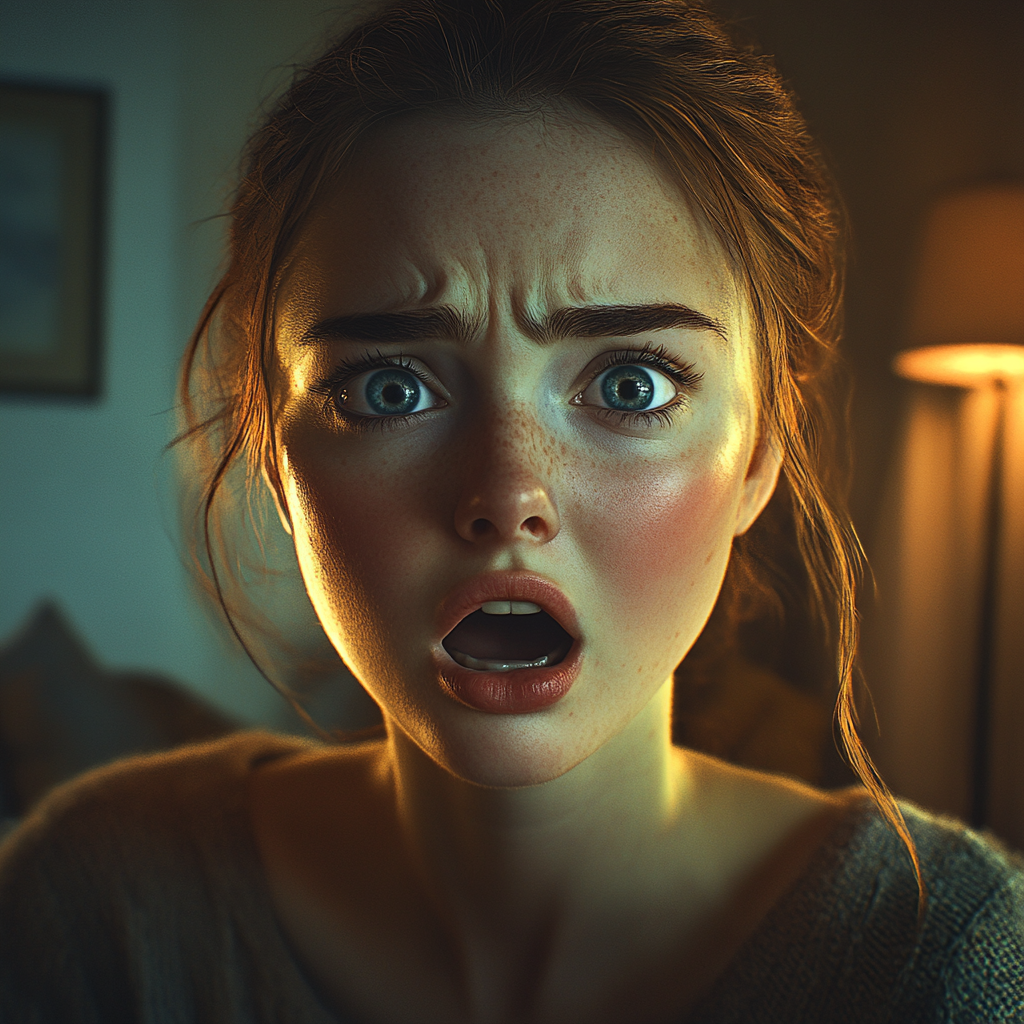 A woman gaping in shock | Source: no source