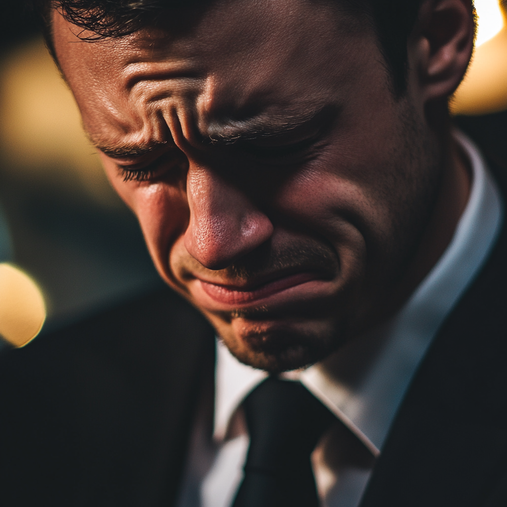 A crying man | Source: No source