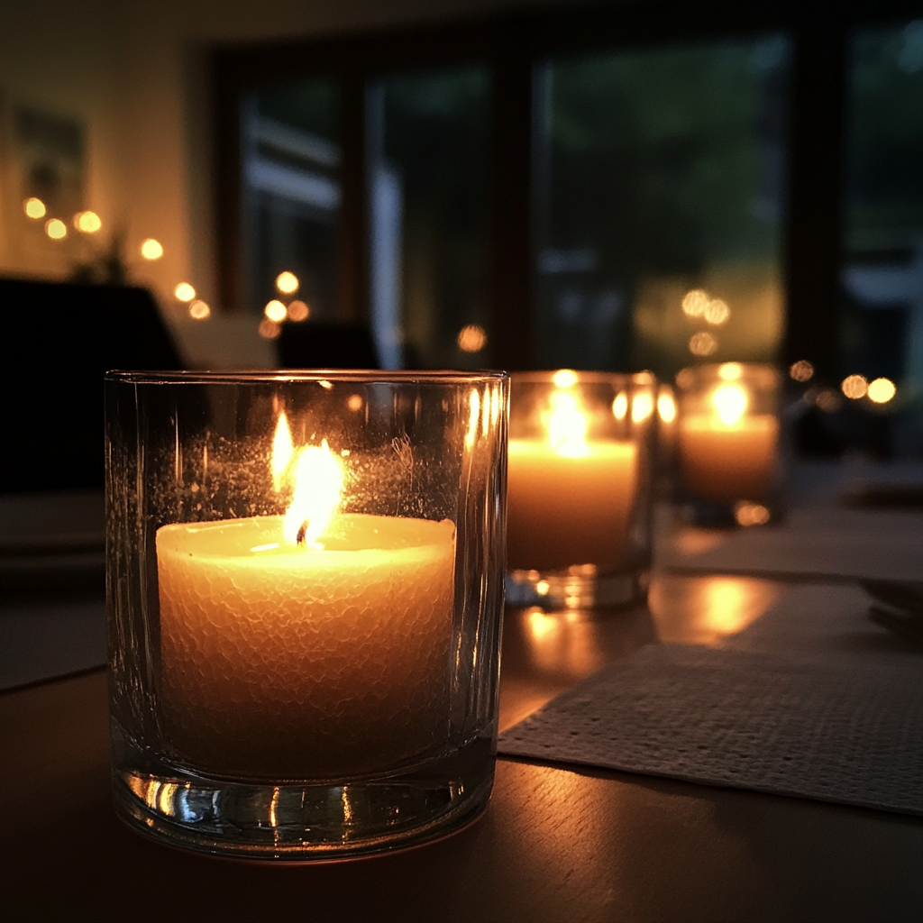 Candles on a table | Source: No source