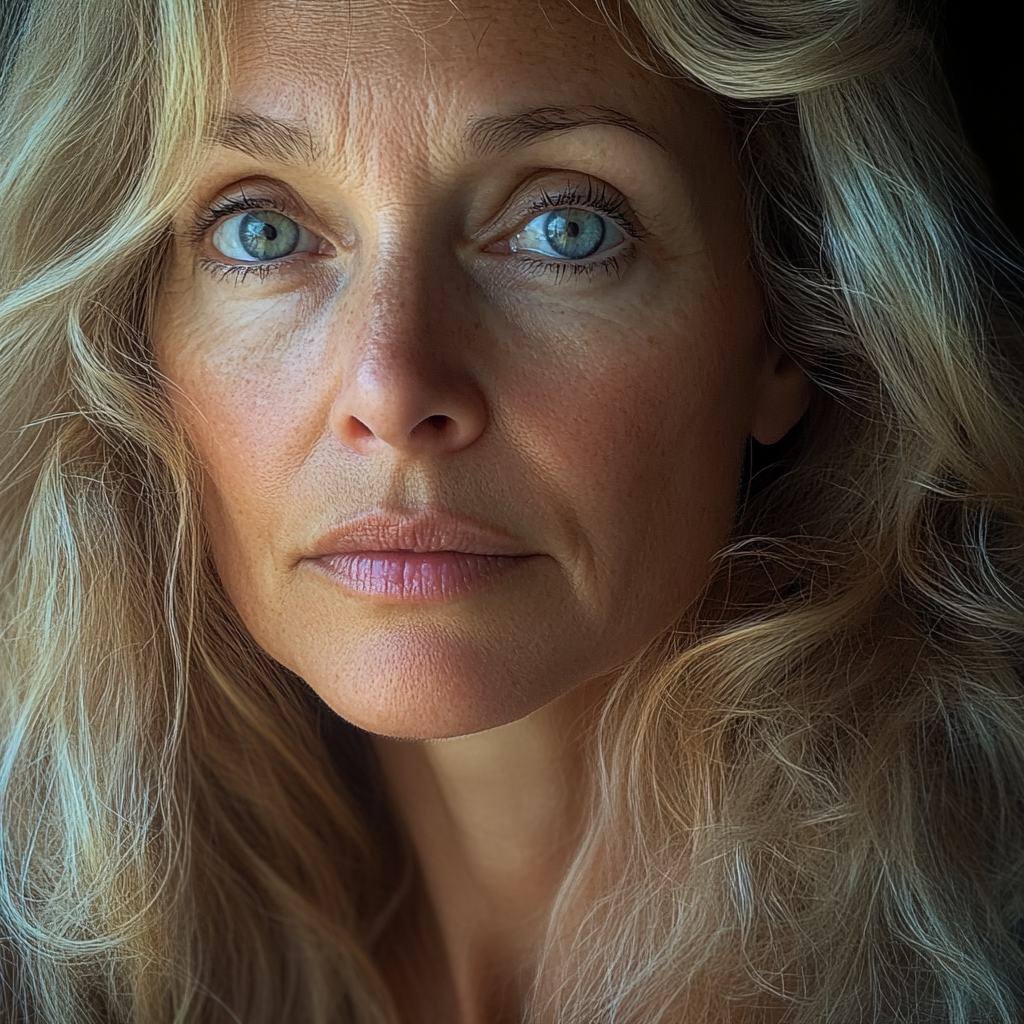 A close up of a concerned woman | Source: no source