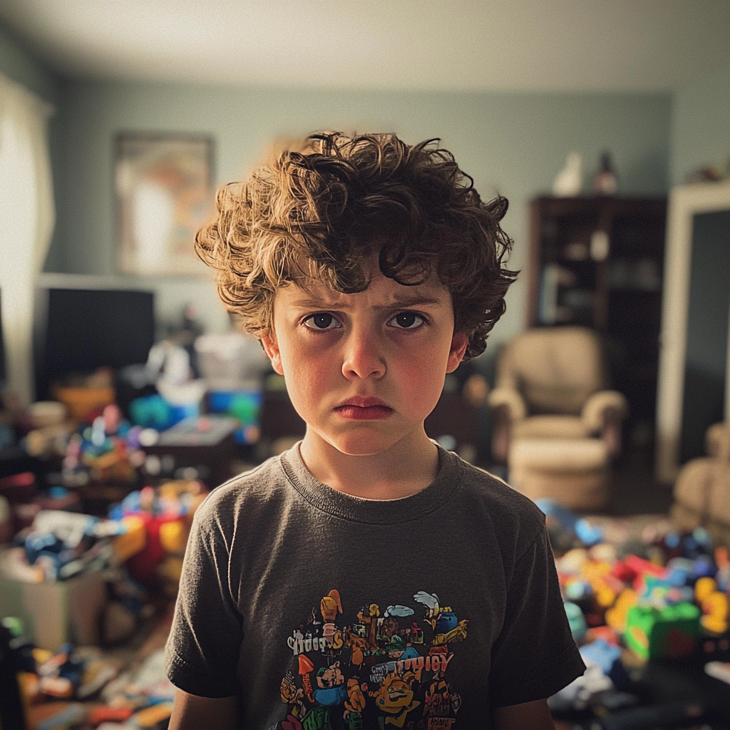 An upset little boy | Source: No source