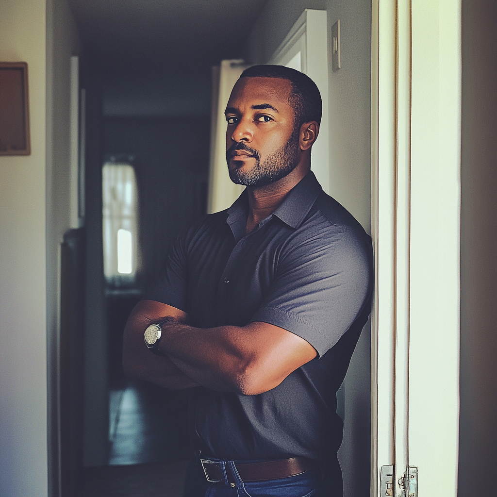 A man standing with his arms folded | Source: No source