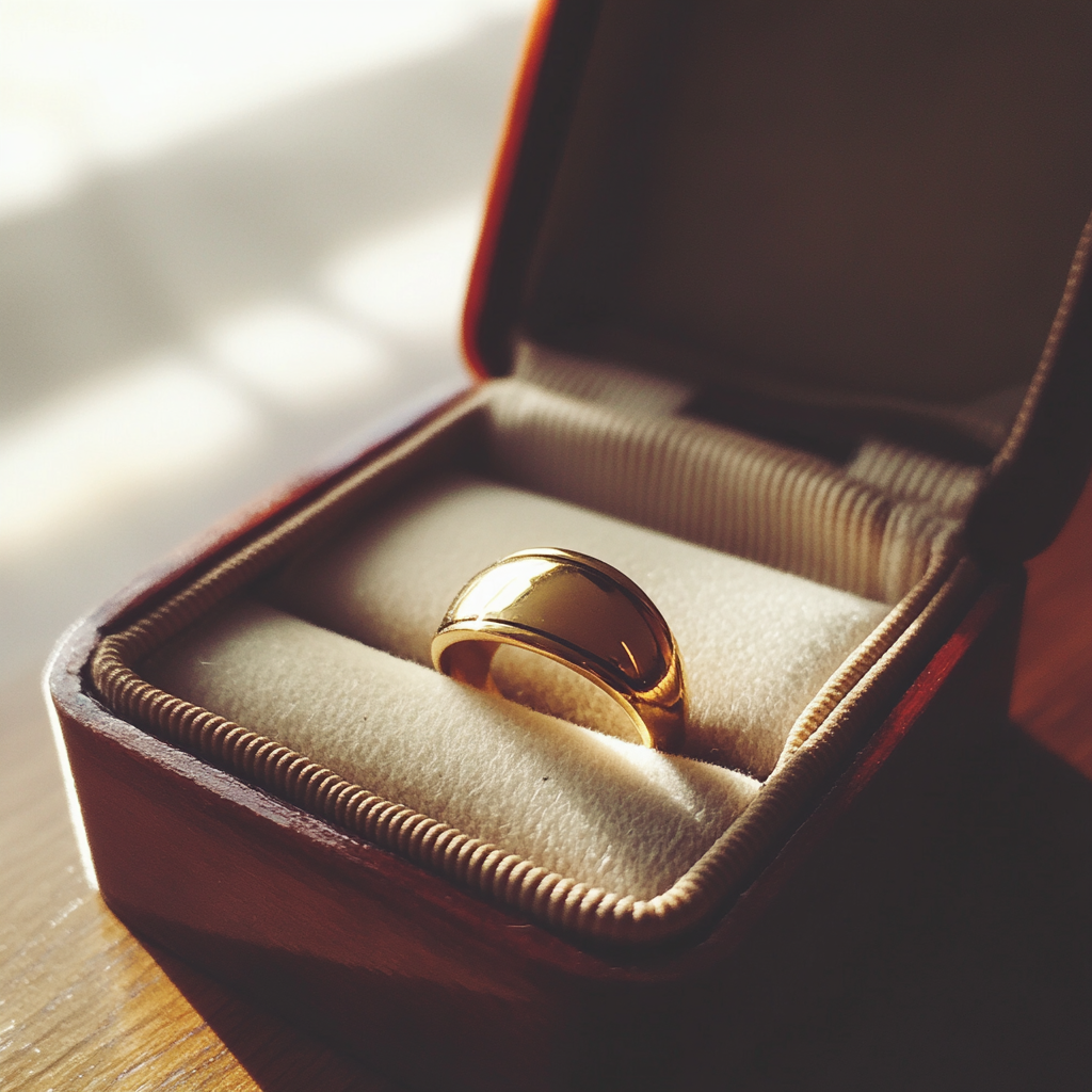 A ring in a ring box | Source: no source