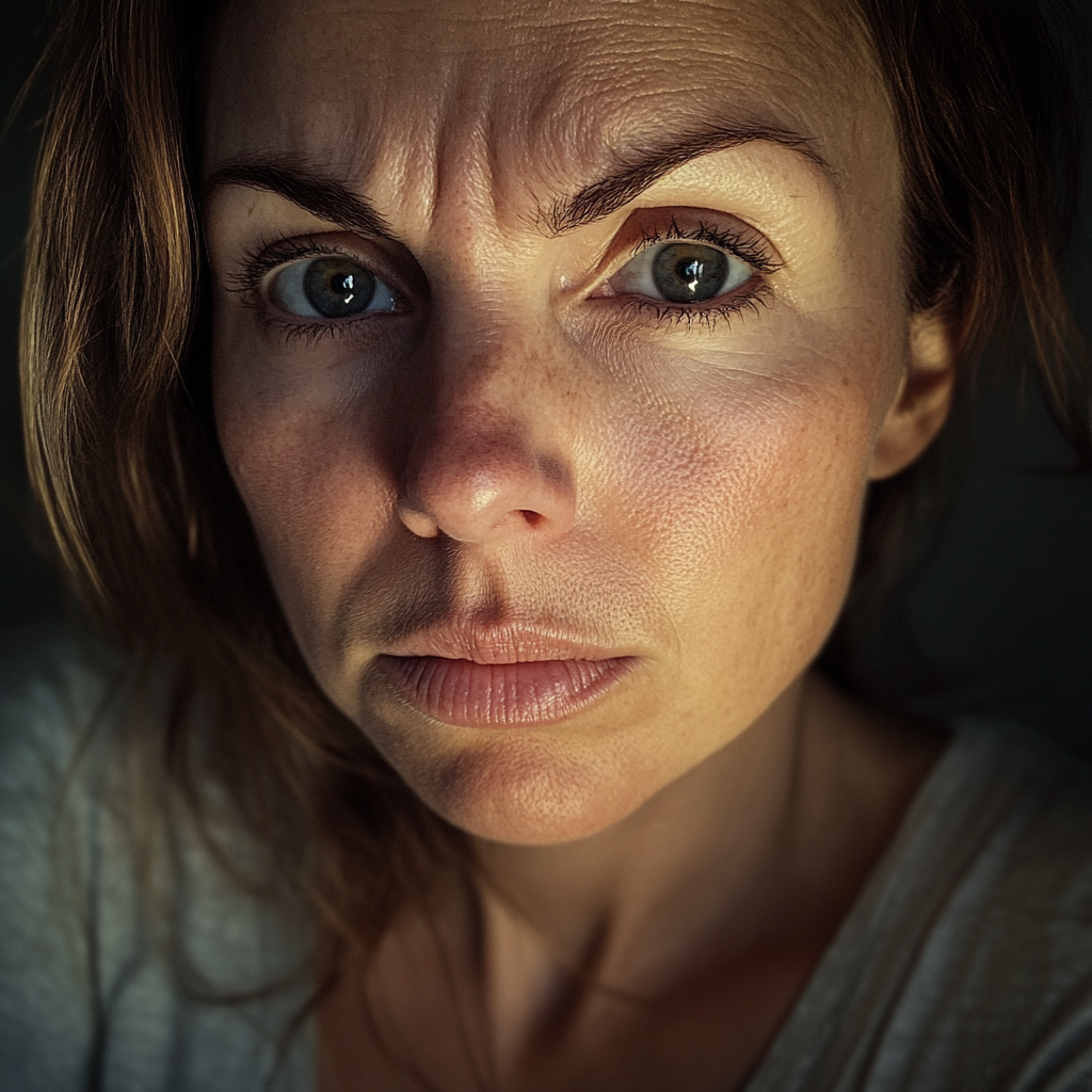 A frowning woman | Source: No source