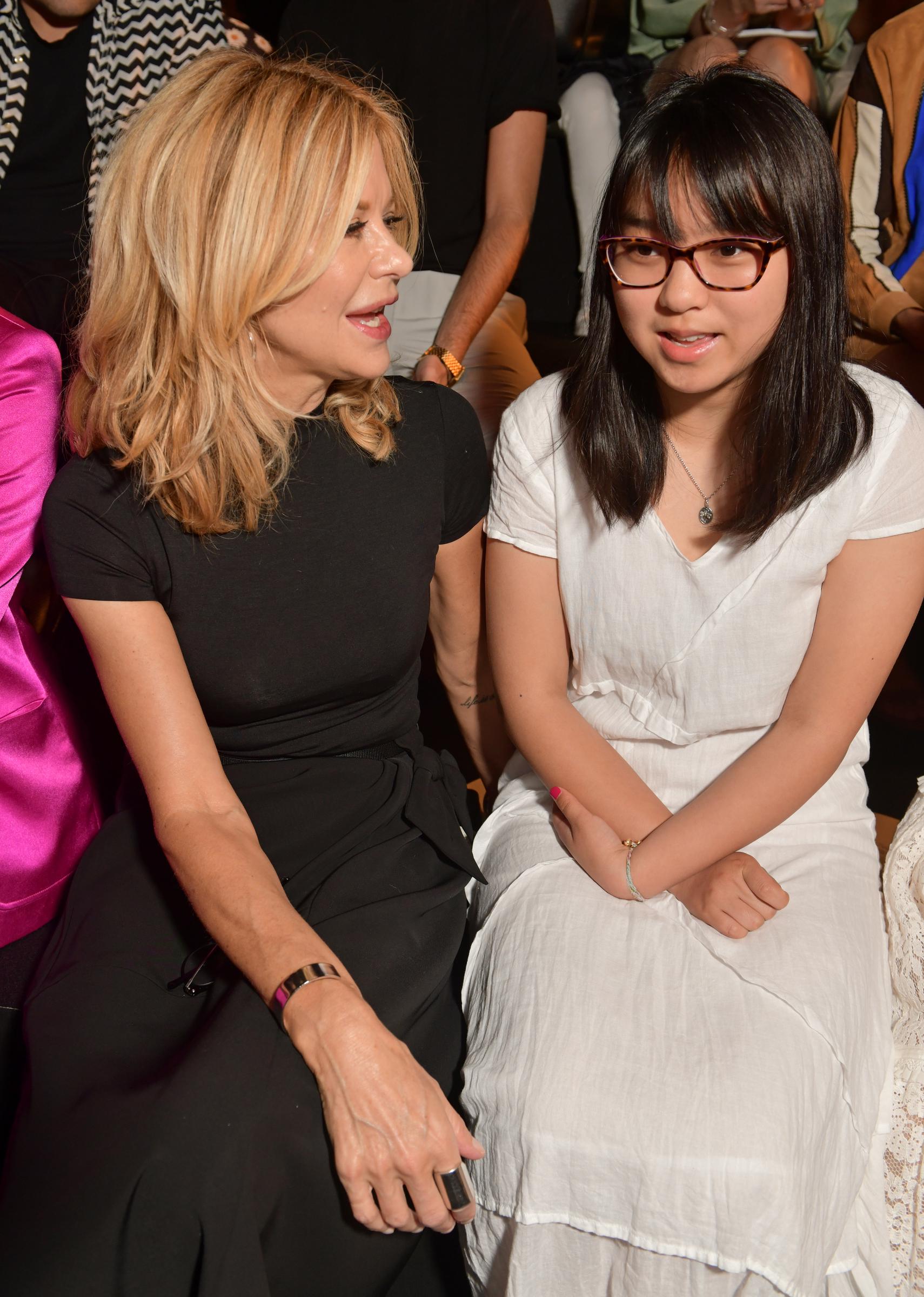 Meg Ryan and Daisy True Ryan attend the Schiaparelli Haute Couture Fall/Winter show as part of Paris Fashion Week on July 1, 2019 in Paris, France | Source: Getty Images