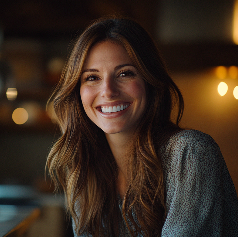 A smiling woman | Source: No source