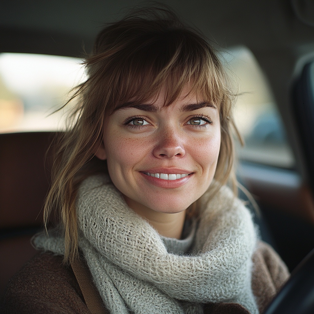 A happy woman driving | Source: no source