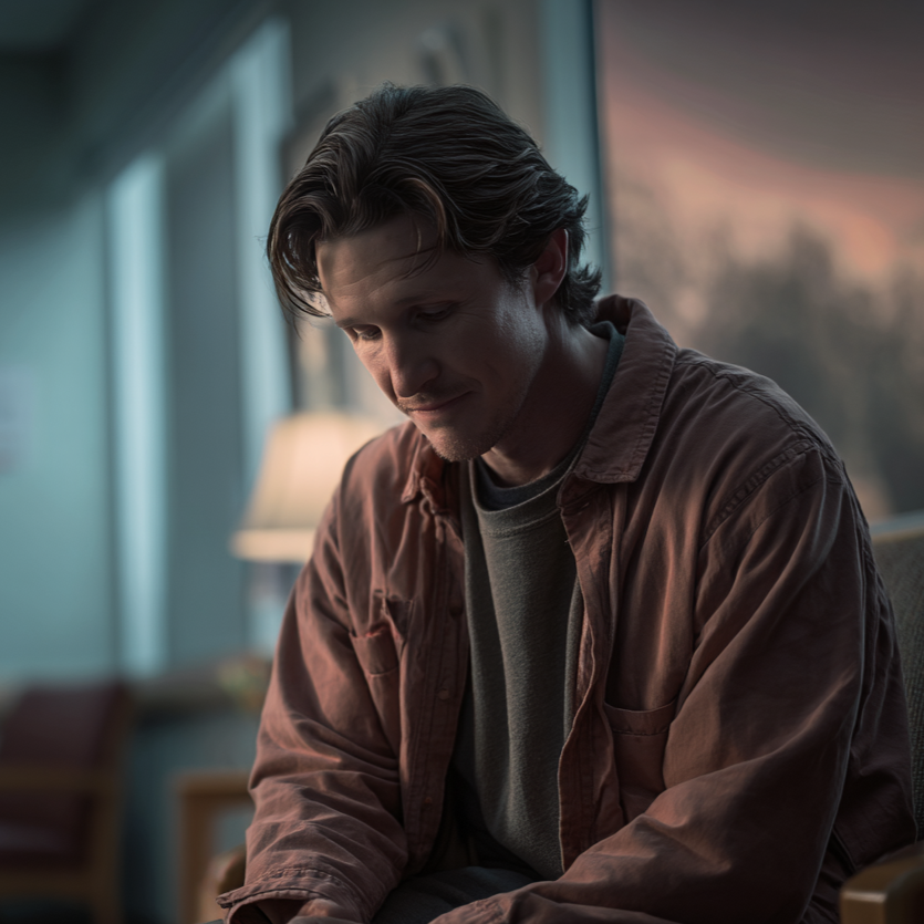 A man looking down | Source: no source