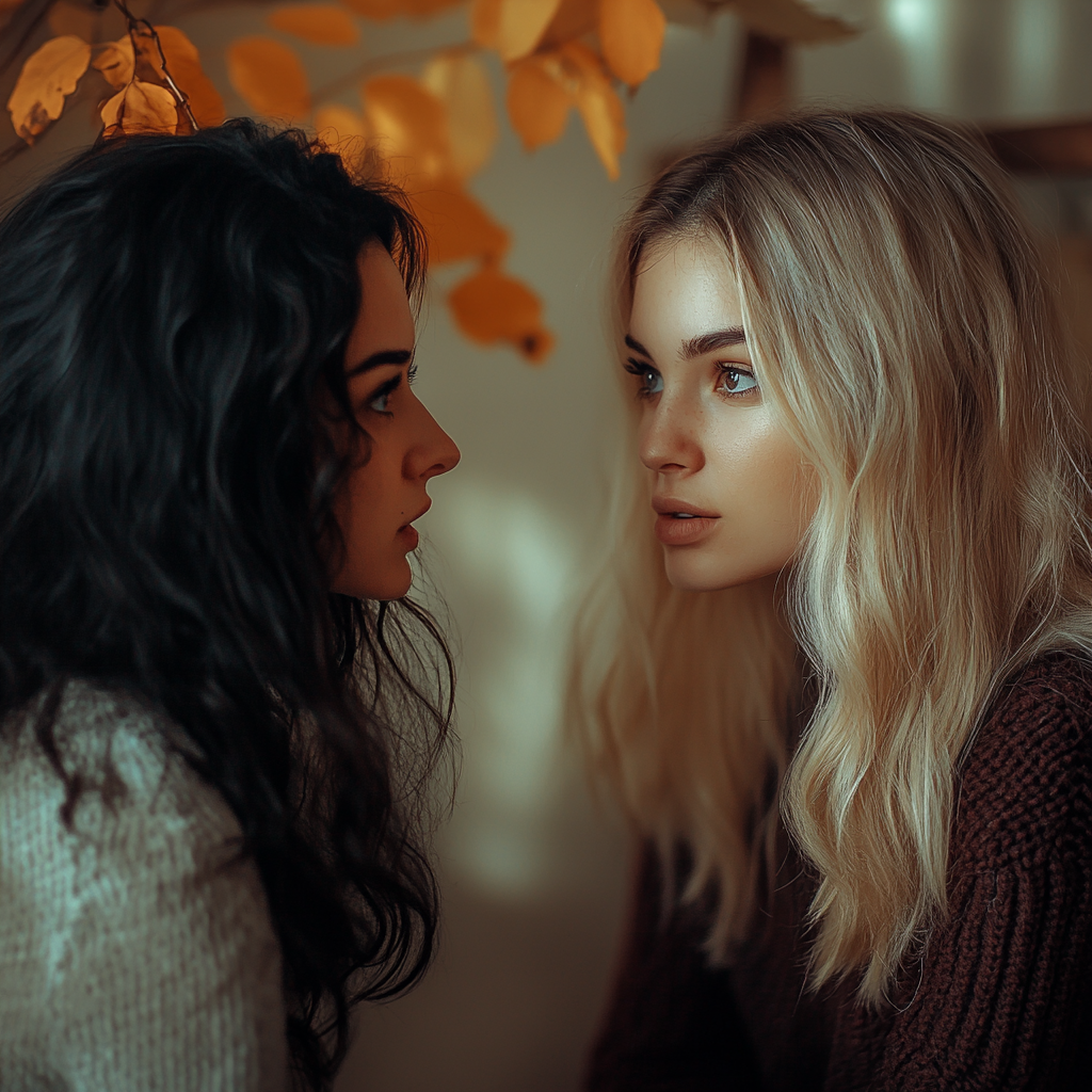 Two sisters talking | Source: no source
