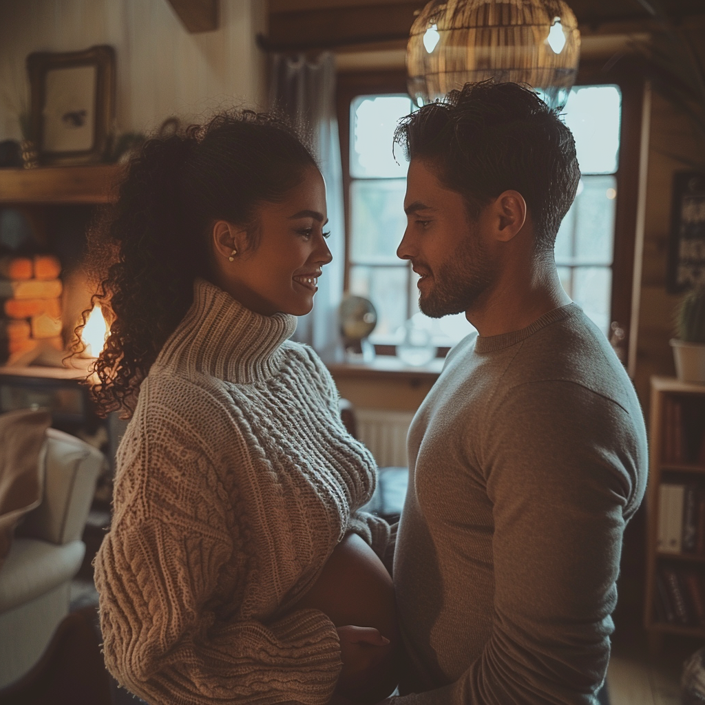 Linda and her husband talking | Source: No source