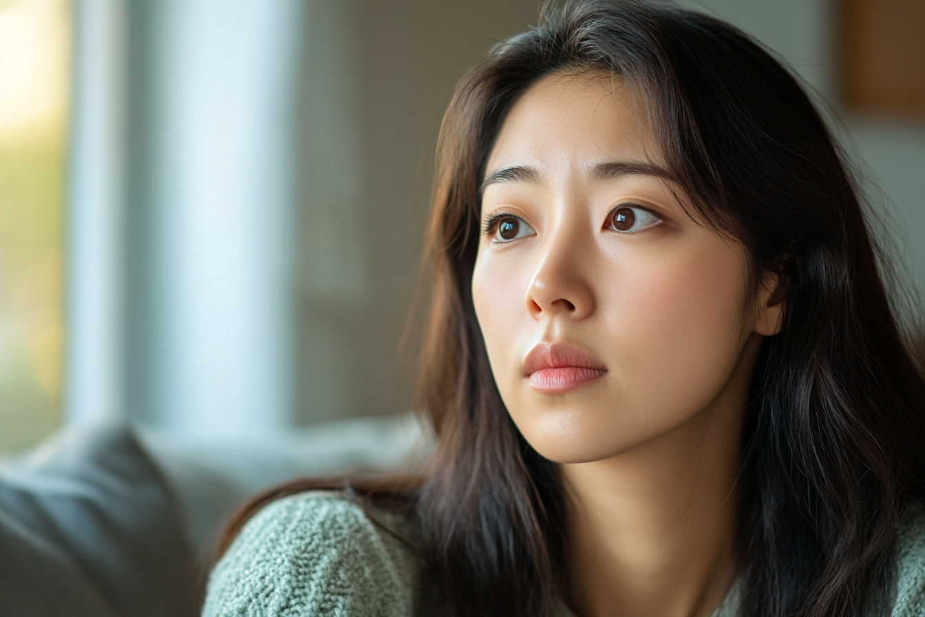 A thoughtful woman | Source: No source
