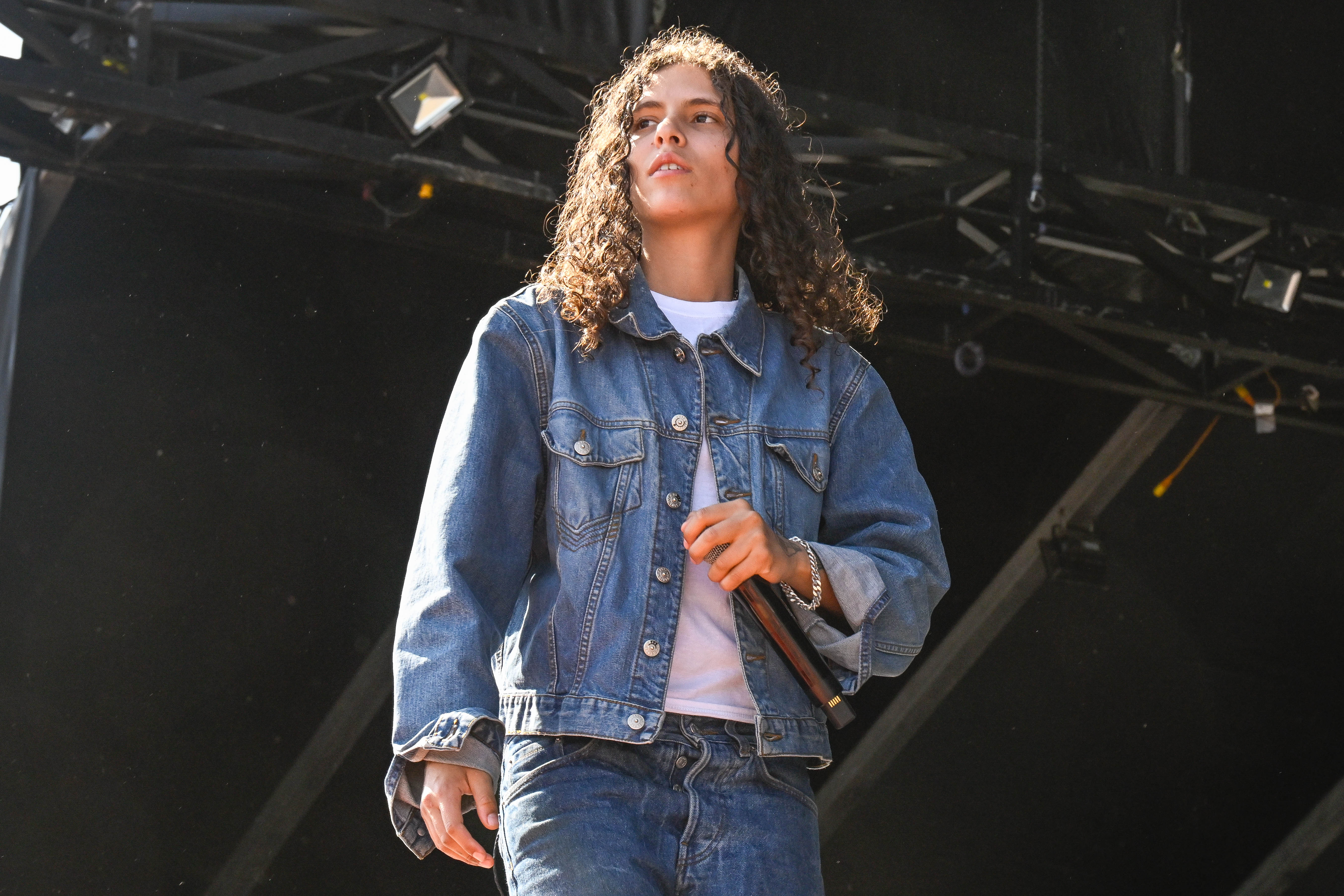 070 Shake is pictured as she performs during Boston Calling Music Festival on May 28, 2023 | Source: Getty Images