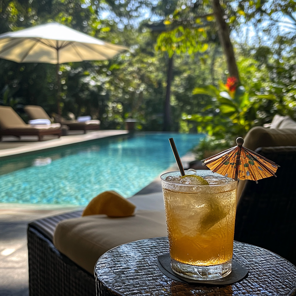 A poolside cocktail | Source: no source