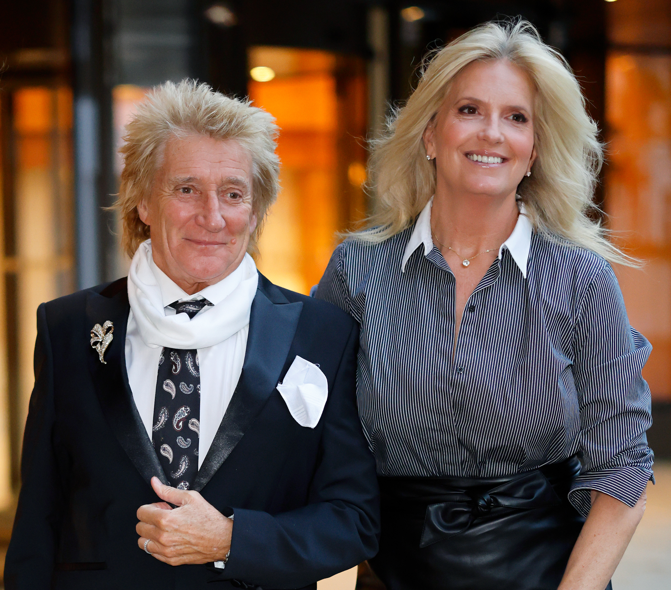 Sir Rod Stewart and Penny Lancaster attend the WellChild Awards 2024 at the Royal Lancaster Hotel on 30 September in London, England. | Source: Getty Images