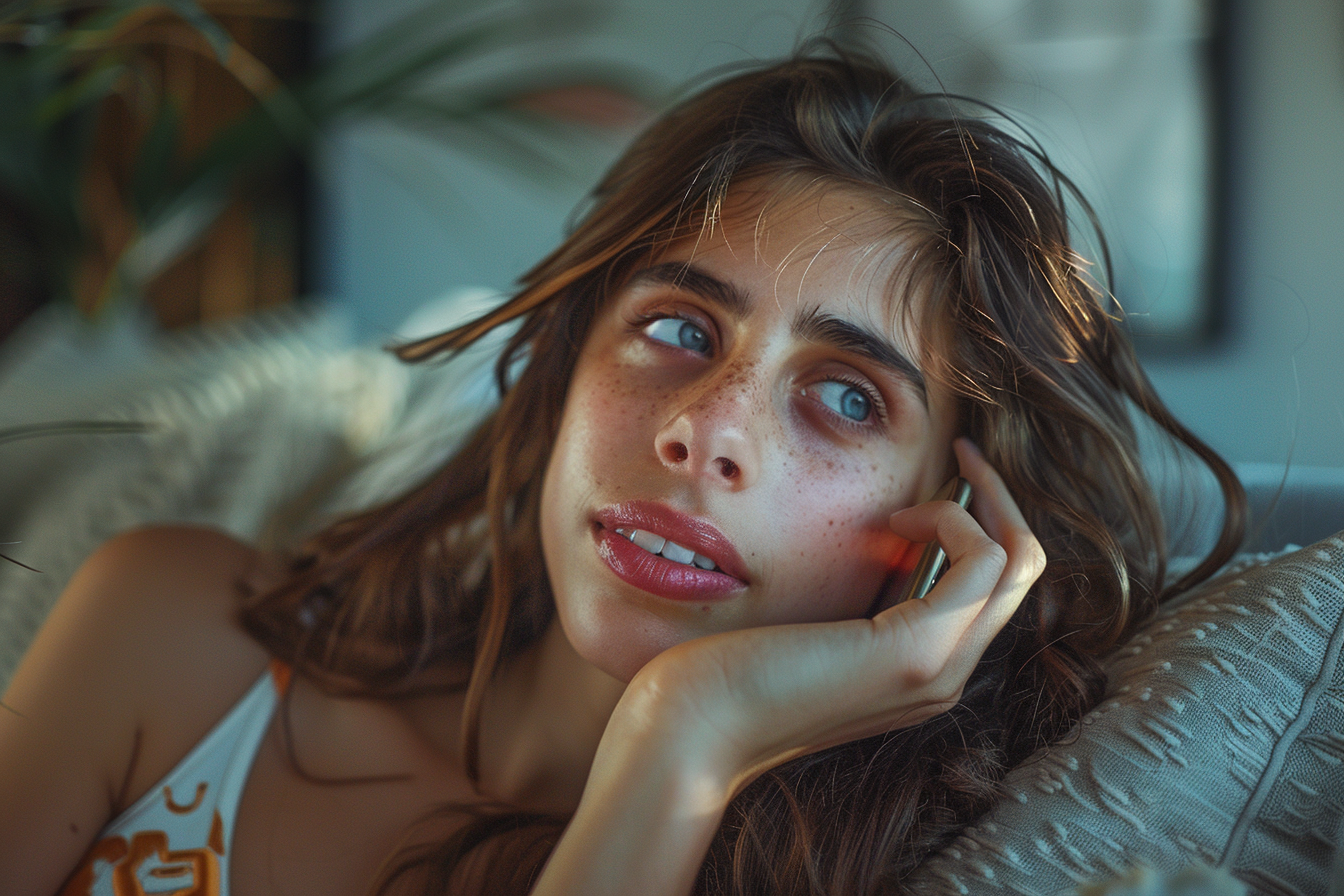 A woman talking to a friend on the phone | Source: No source