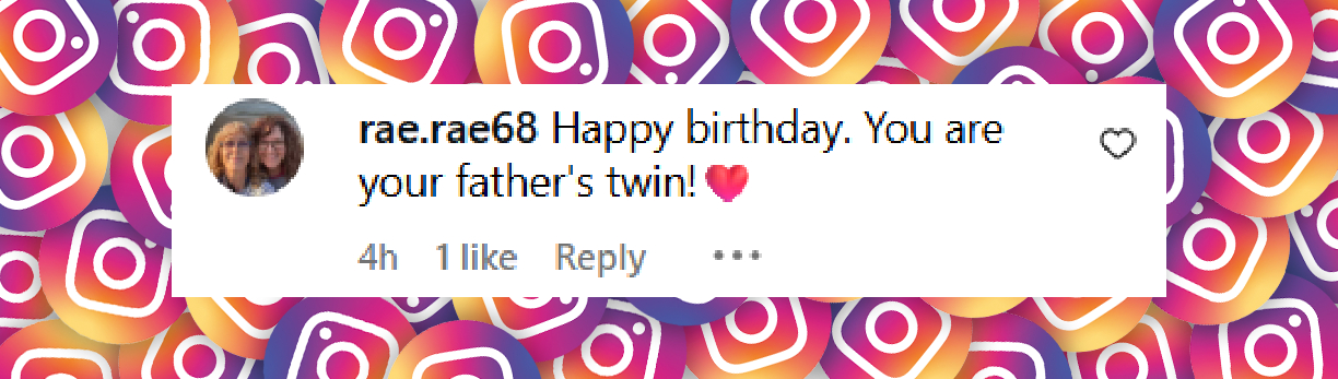 A comment under Rob Lowe's post, dated November 9, 2025. | Source: Instagram/roblowe