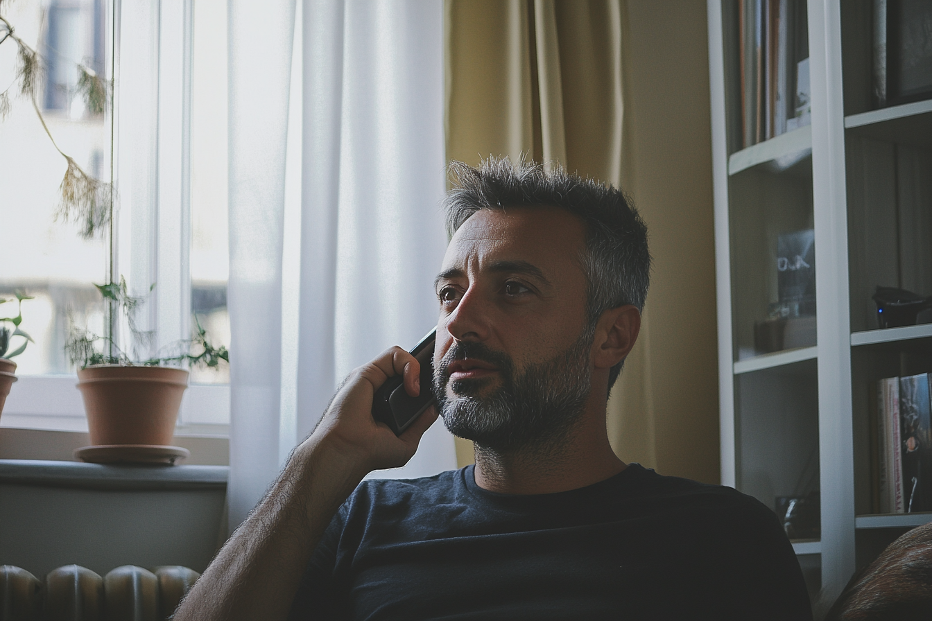 A man taking a phone call | Source: No source