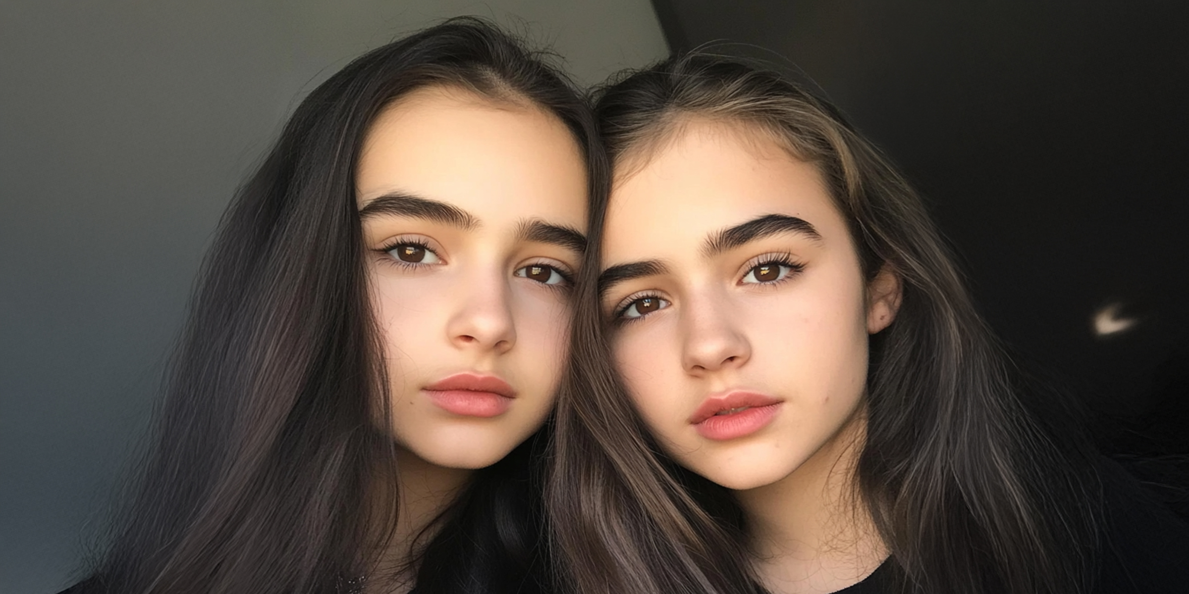 Twin teenage girls | Source: No source