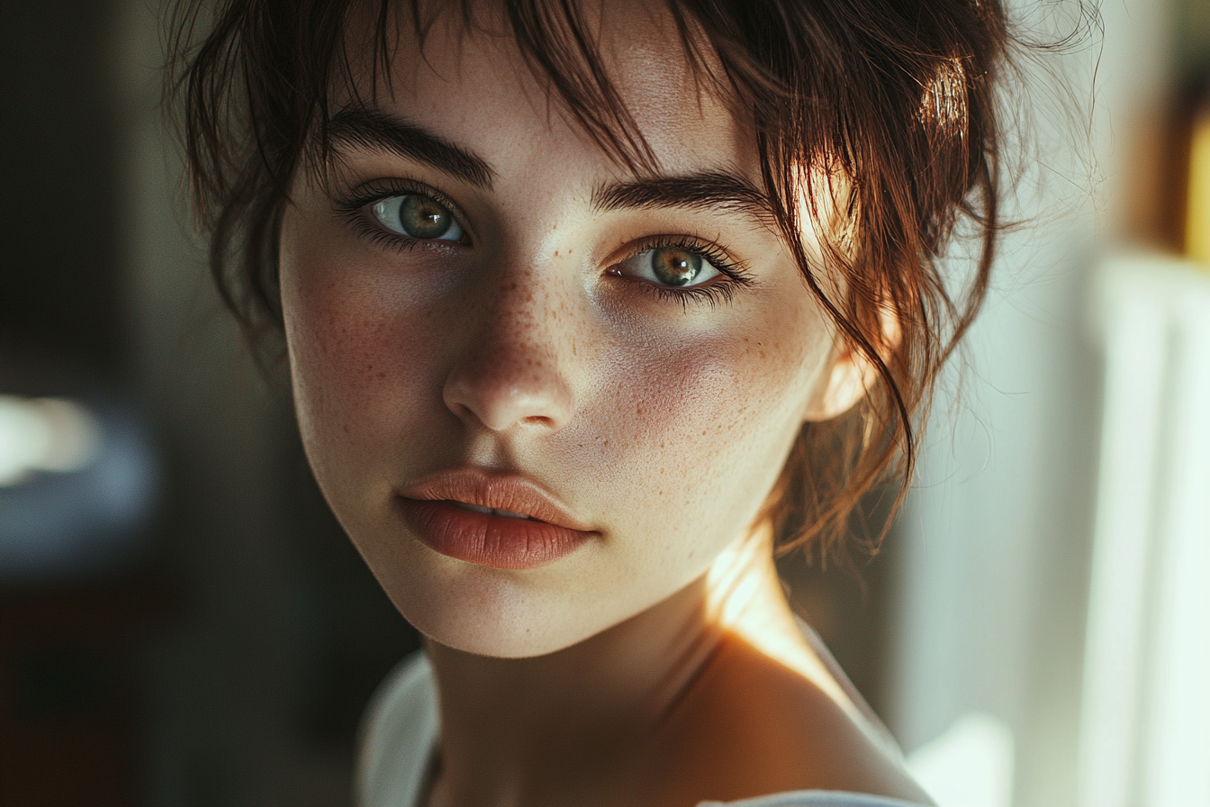 A woman glancing over her shoulder | Source: no source