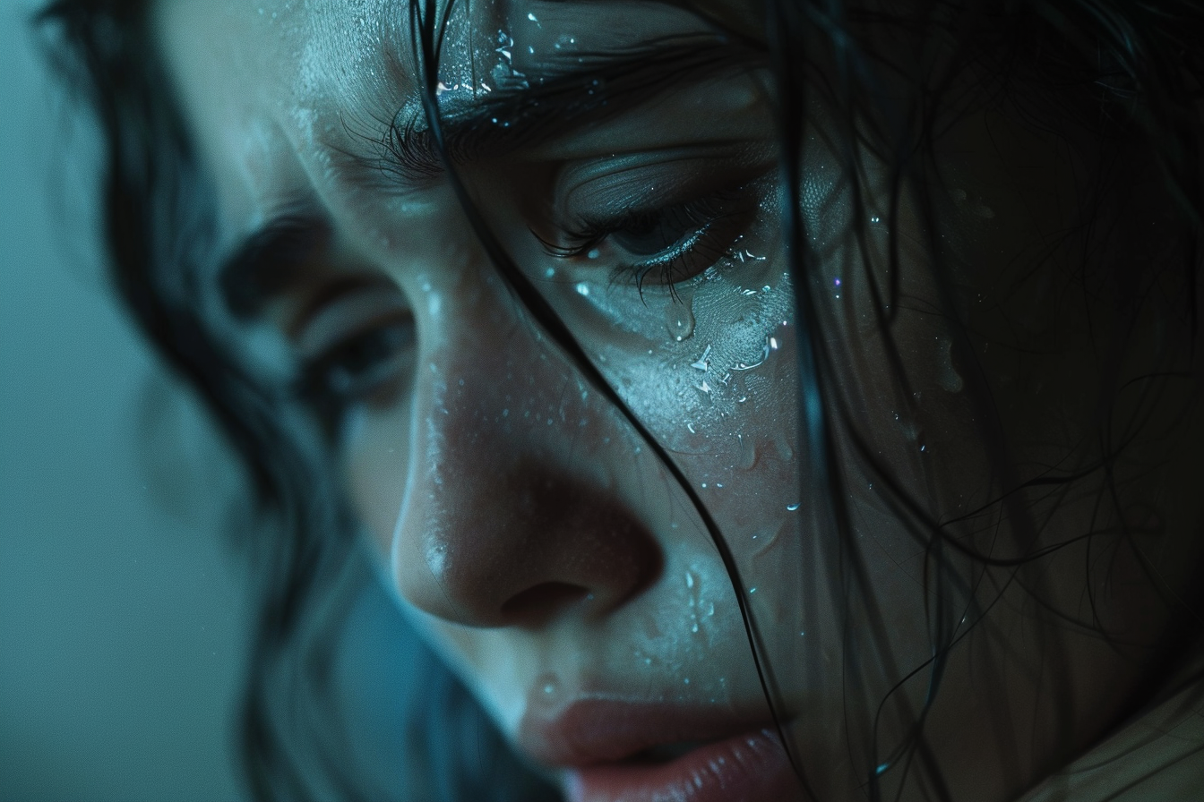A close-up shot of an upset woman | Source: No source