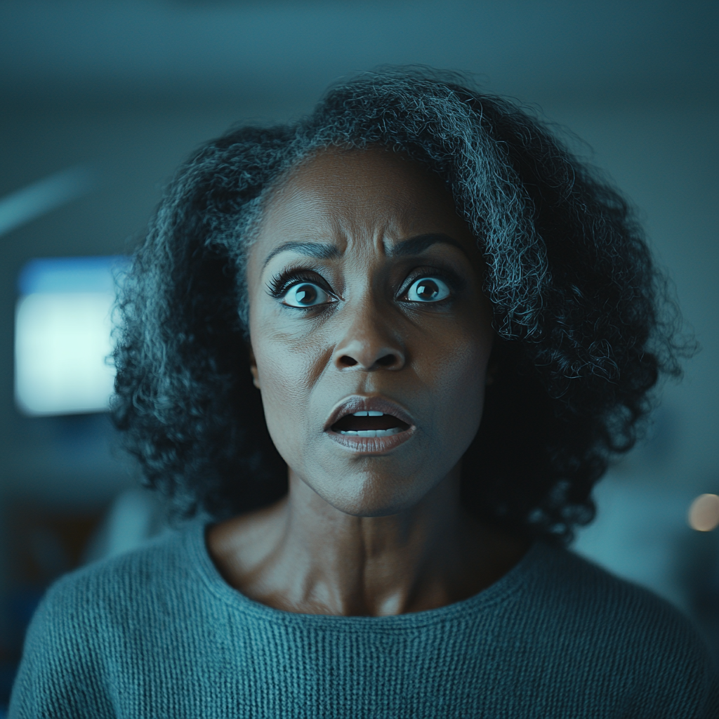 A shocked older woman | Source: no source