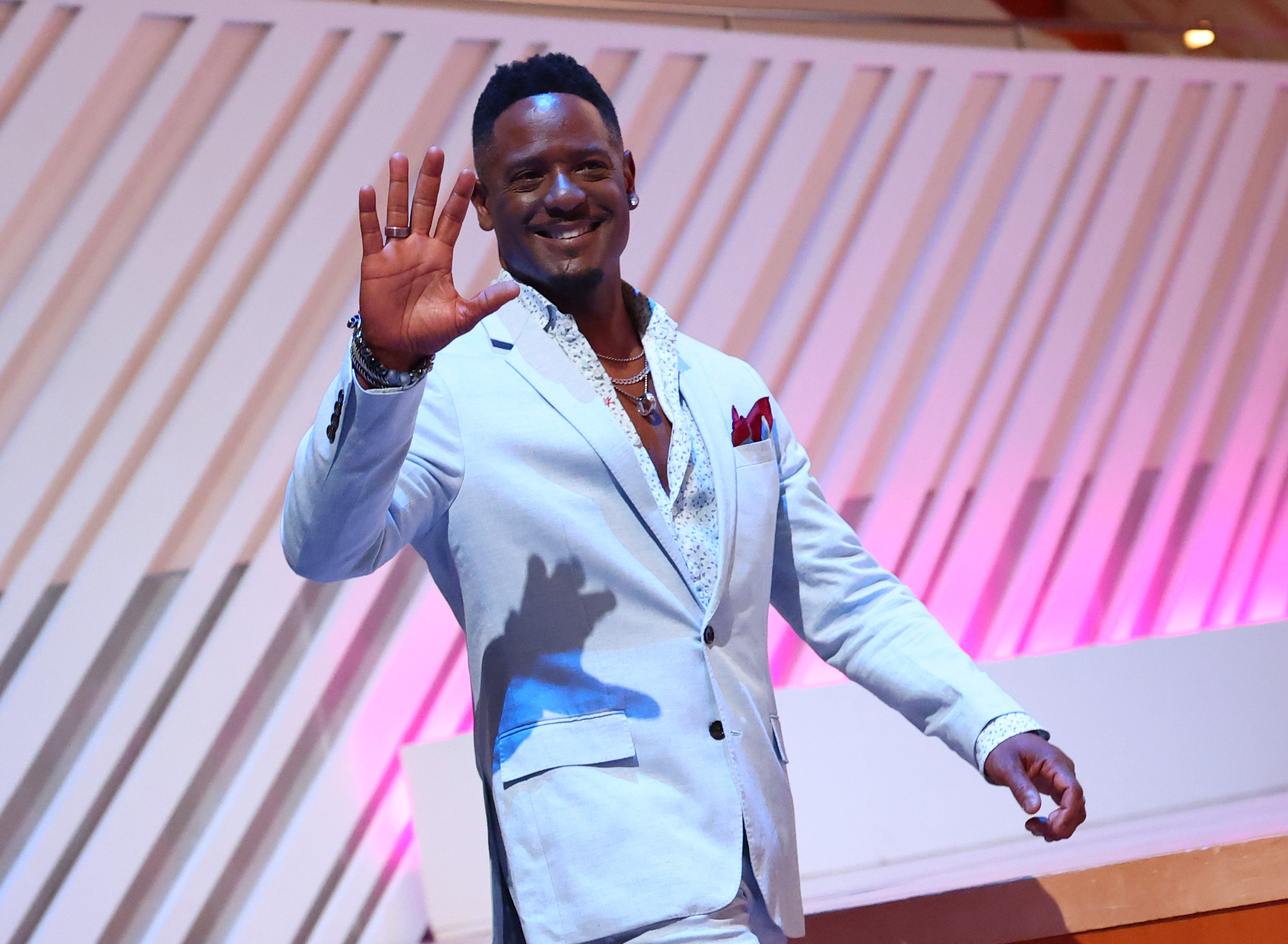 Blair Underwood attends The Longevity Playbook: A Conversation With Blair Underwood panel during the American Black Film Festival at New World Center on June 13, 2025, in Miami Beach, Florida | Source: Getty Images