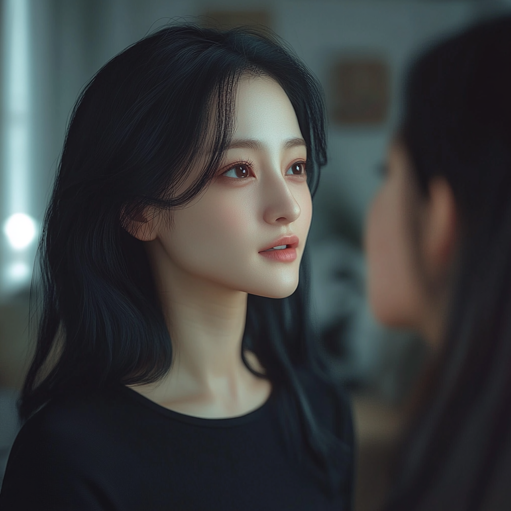 A woman talking to her in-laws | Source: no source