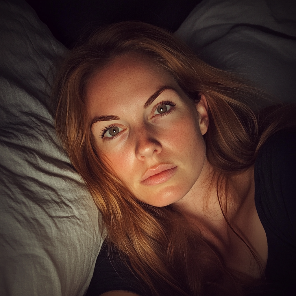 A woman laying in her bed | Source: no source