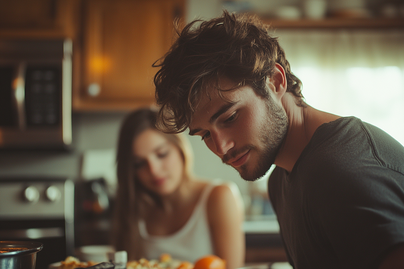 Man preparing dinner for his girlfriend | Source: no source
