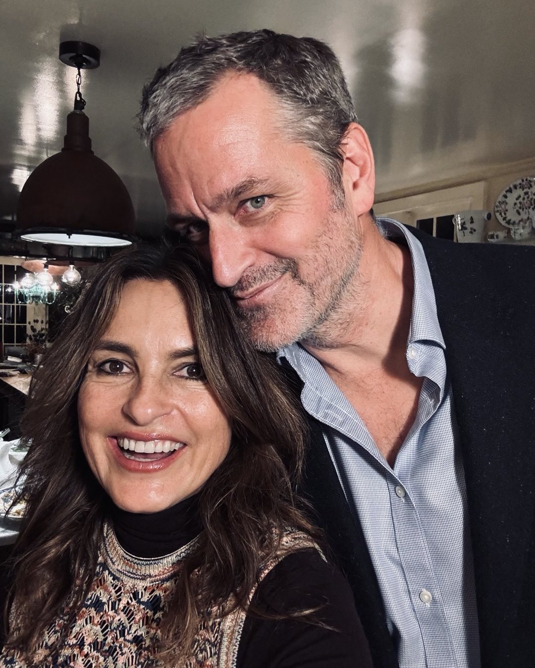 Mariska Hargitay and Peter Hermann from a post dated November 29, 2024. | Source: Instagram/therealmariskahargitay