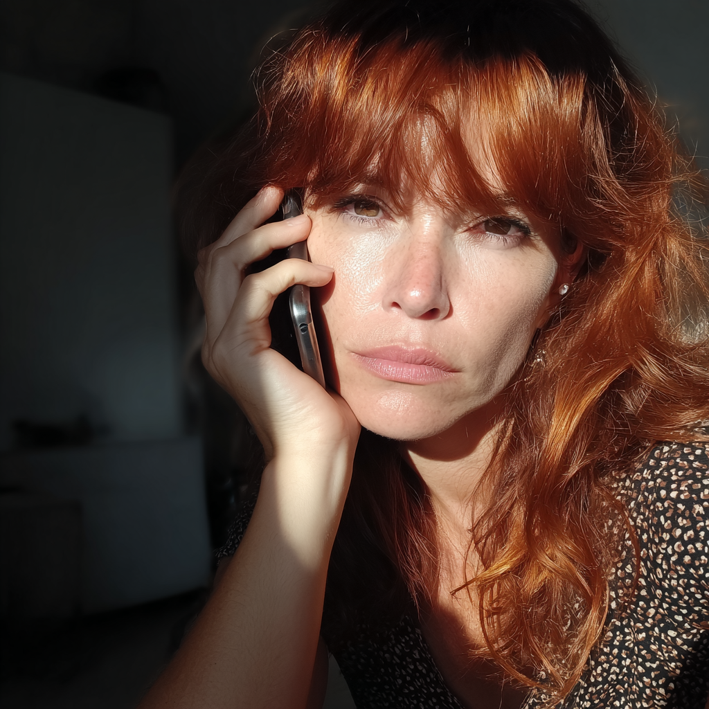 A woman talking on a cellphone | Source: no source