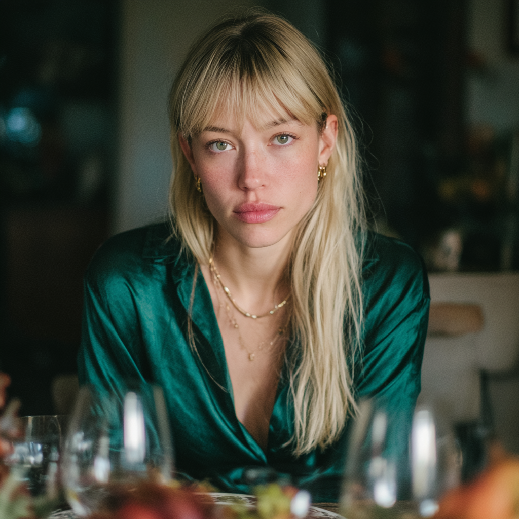 A pensive woman sitting at a table | Source: no source