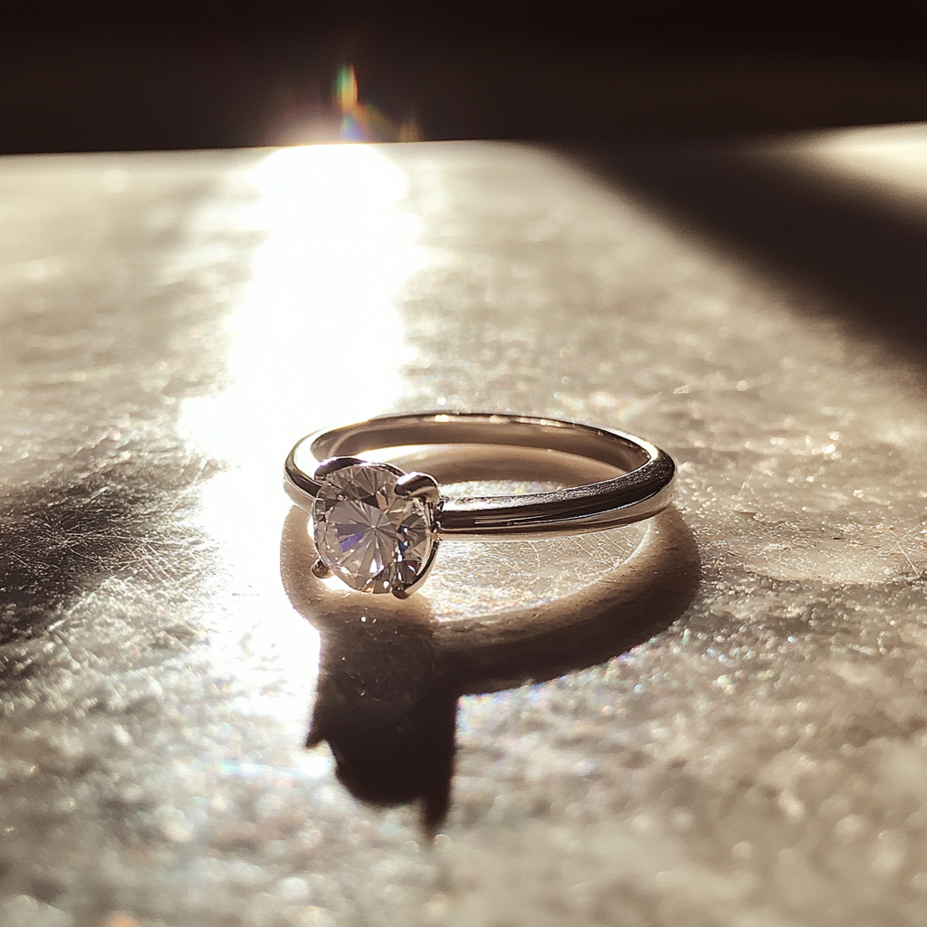 A ring on a counter | Source: No source