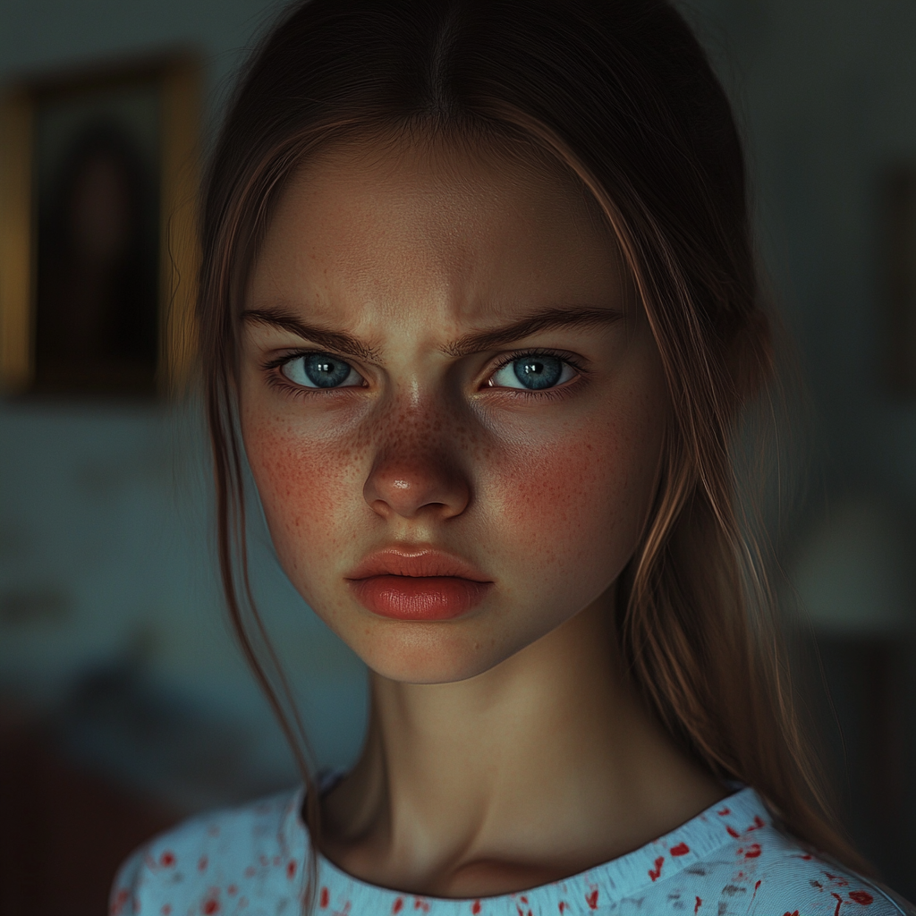 A girl standing in her bedroom | Source: no source