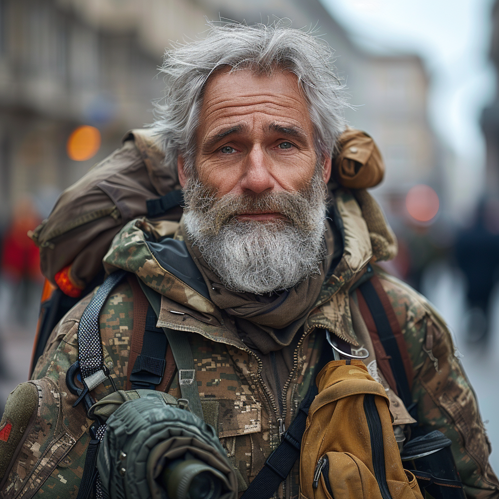 The homeless vet