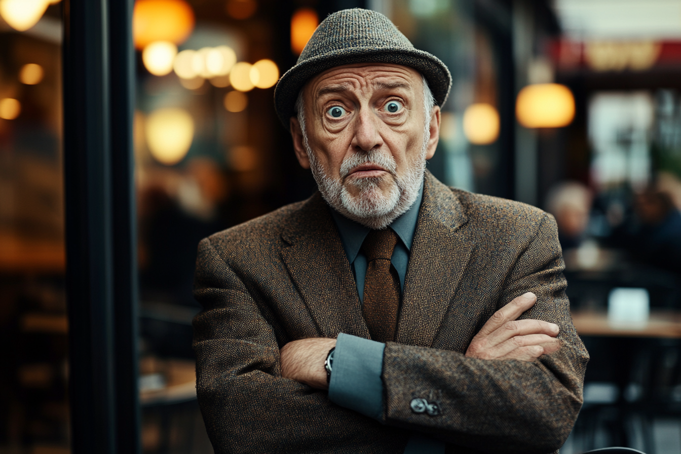 A man looking astonished | Source: no source
