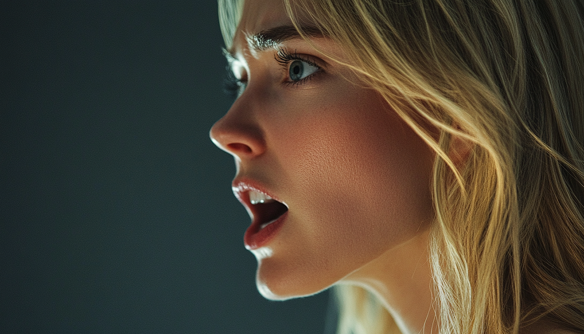 A woman speaking sternly | Source: no source