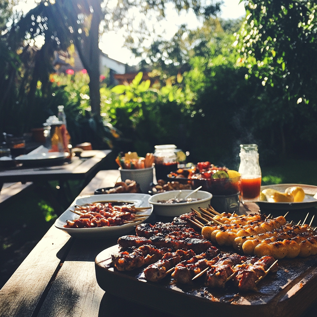 A backyard barbecue | Source: No source