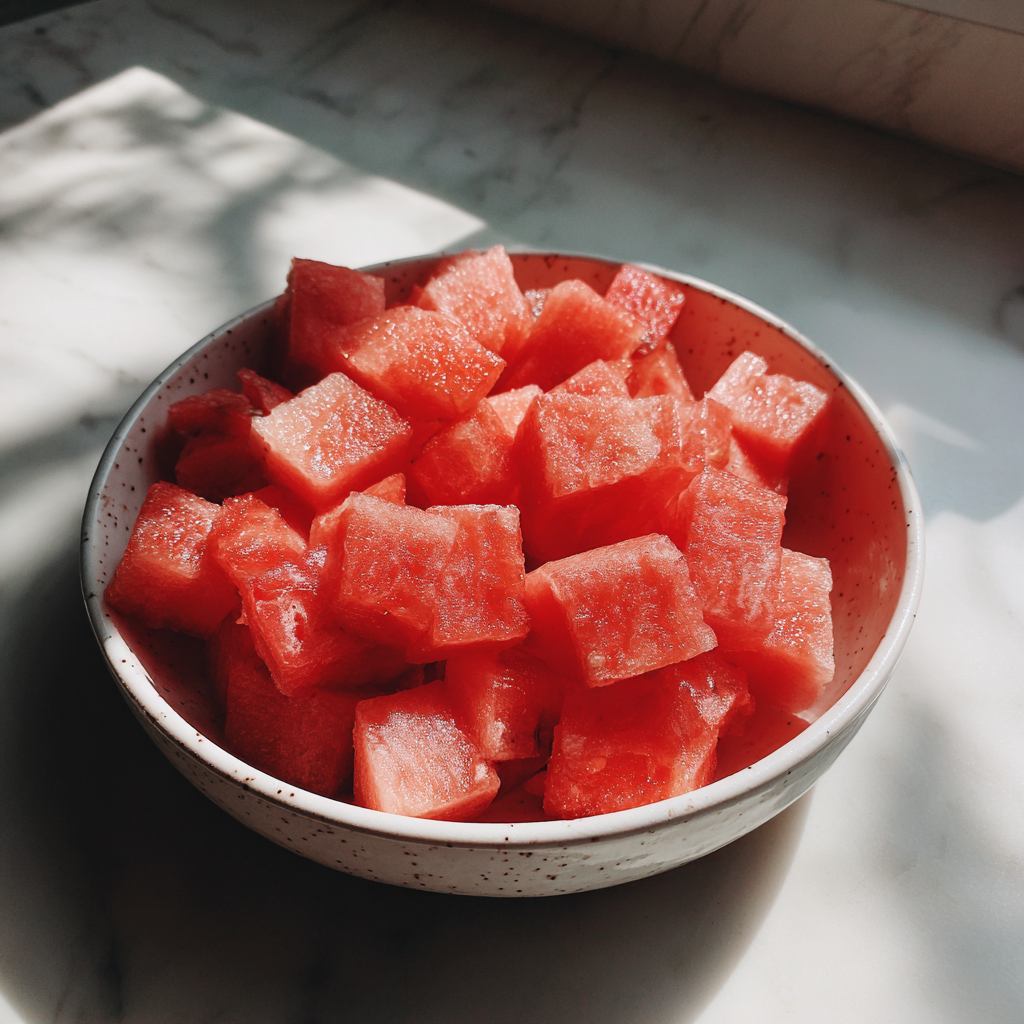 A bowl of watermelon | Source: No source
