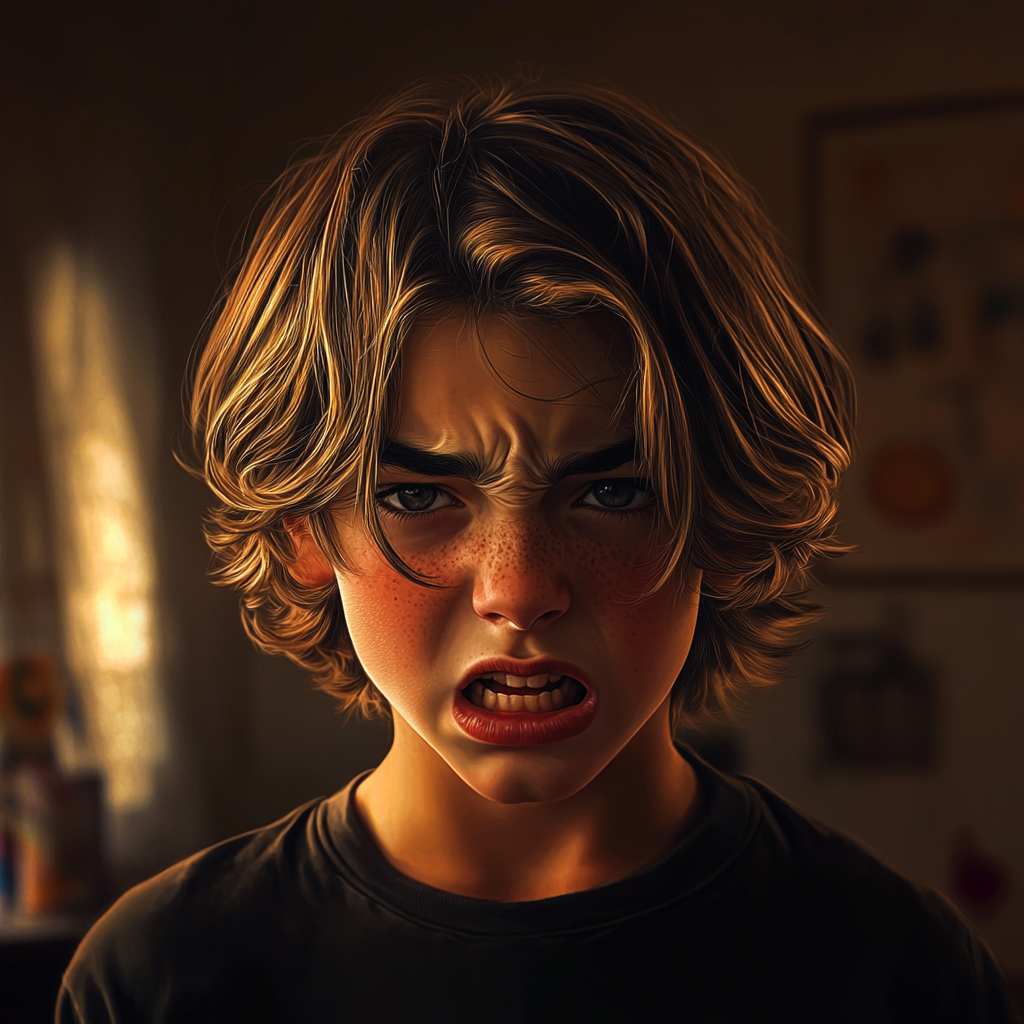 An angry boy | Source: no source