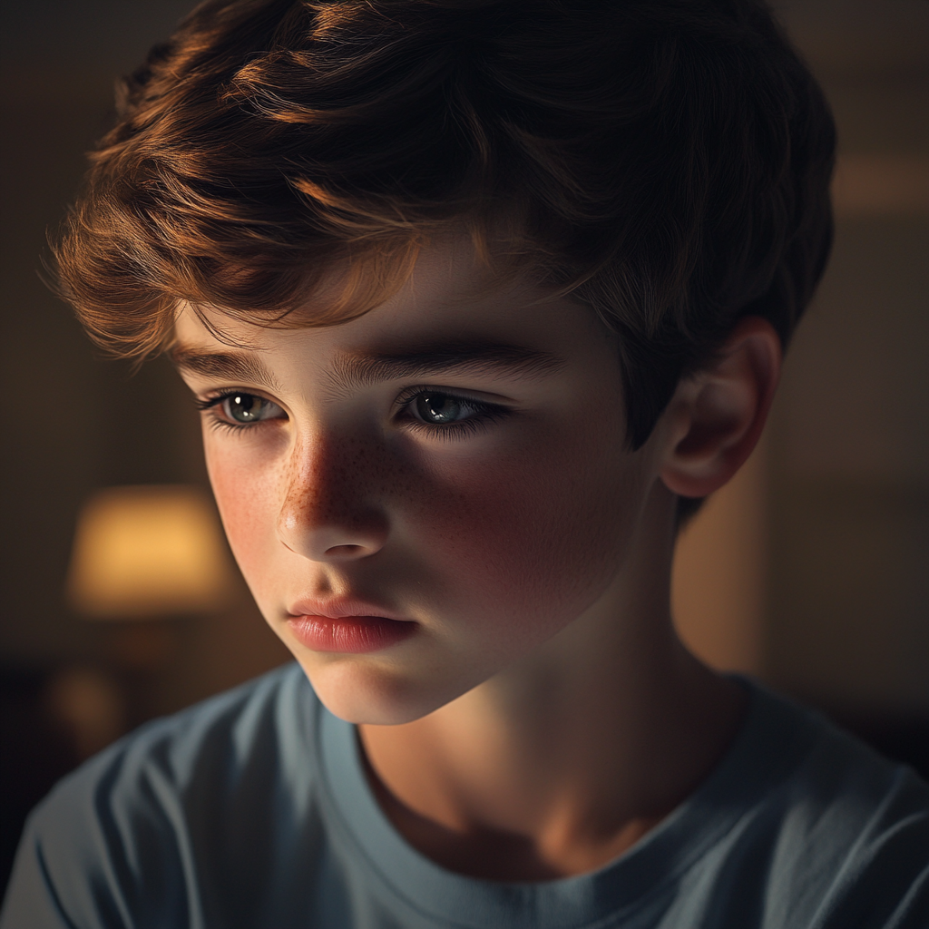 A disheartened boy | Source: no source